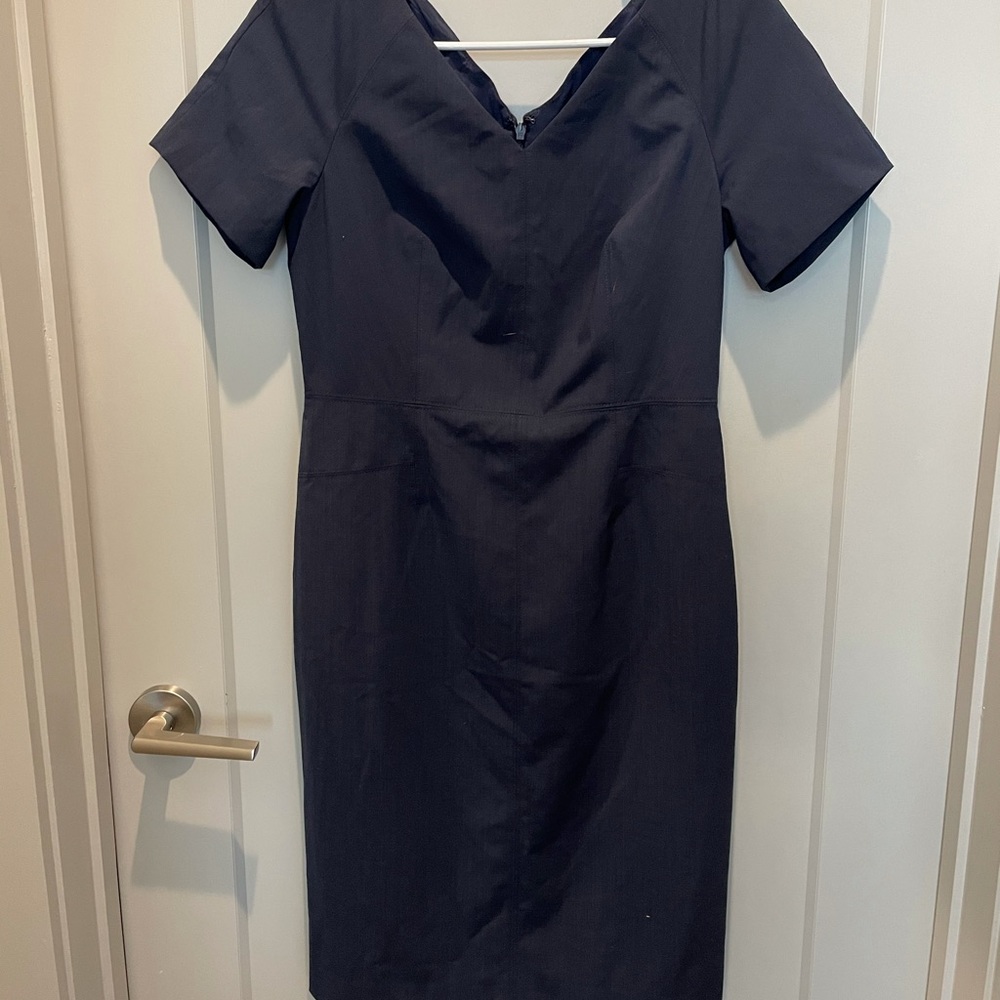 Banana Republic Navy Suit Dress